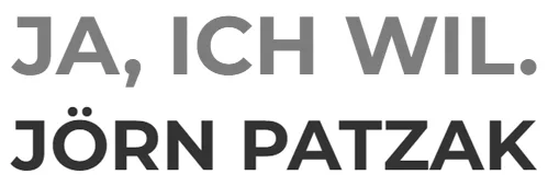 Jörn Patzak - JA, ICH WIL.